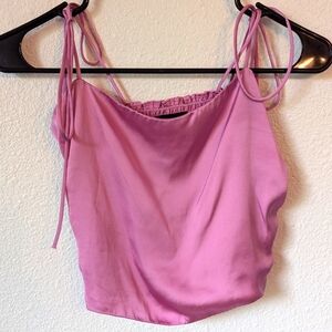 Urban Outfitters Pink Crop Top Tank. Size Small